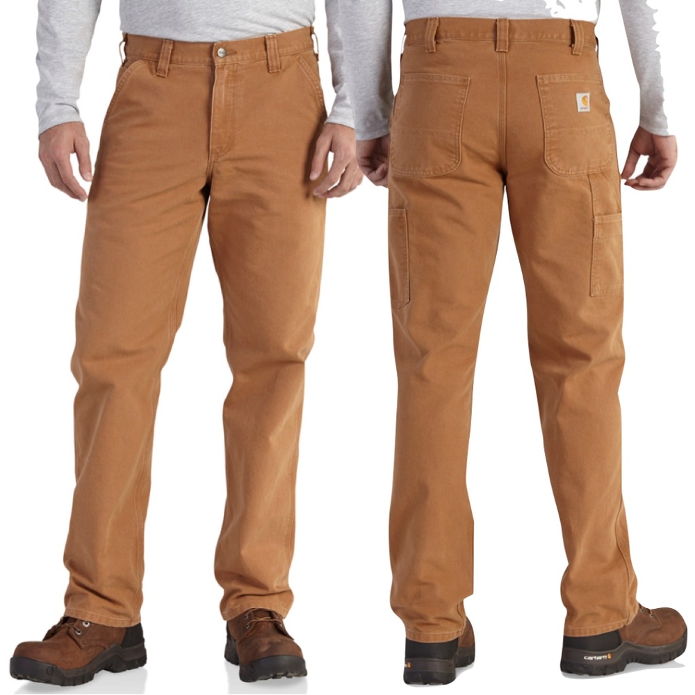 Carhartt Mens Washed Duck Work Dungaree
